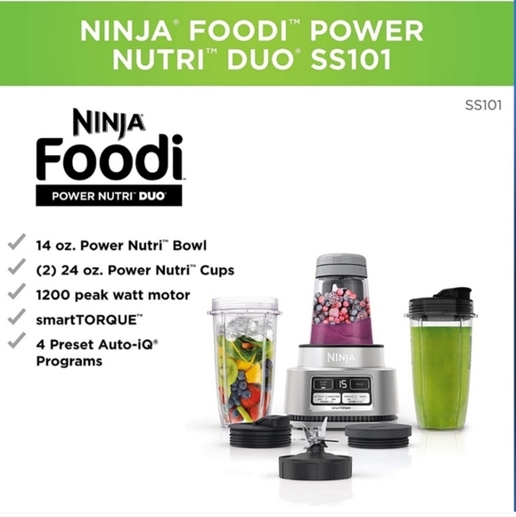 Ninja Kitchen Ninja Foodi Power Nutri Duo Smoothie Bowl Personal
